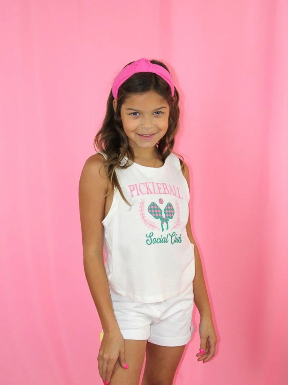 Pickleball Social Club Embroidery Tank